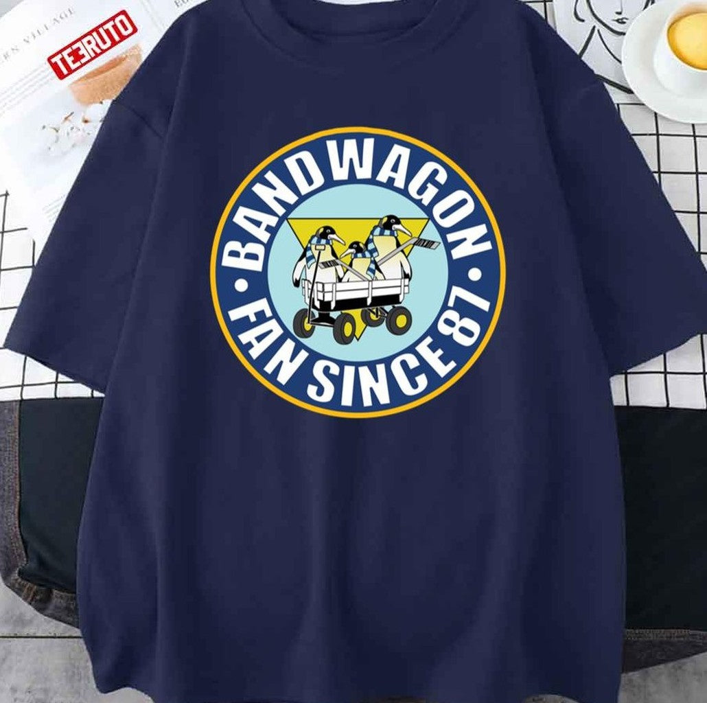 Bandwagon Pittsburgh Fan Since 1987 Funny And Sticker Unisex Sweatshirt