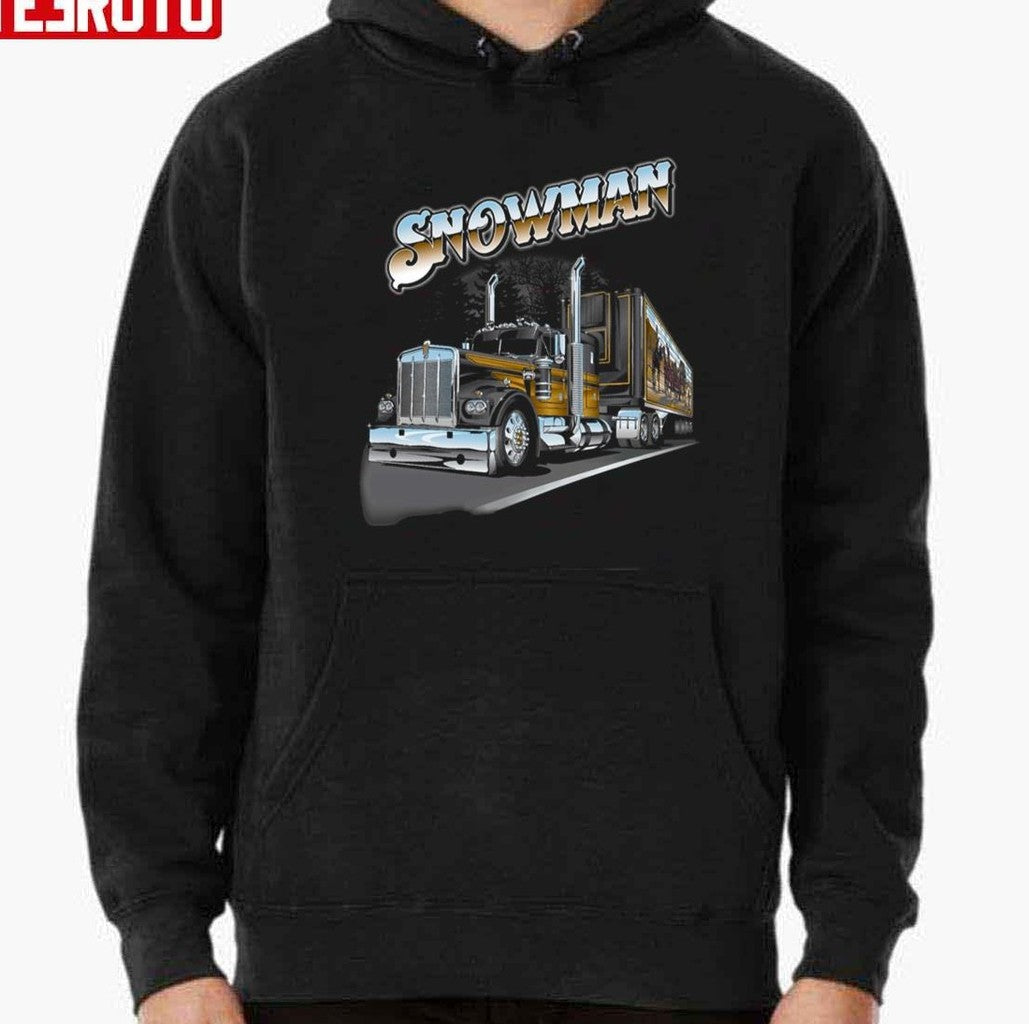 Snowman Smokey The Bandit Smile Face Art Unisex Sweatshirt