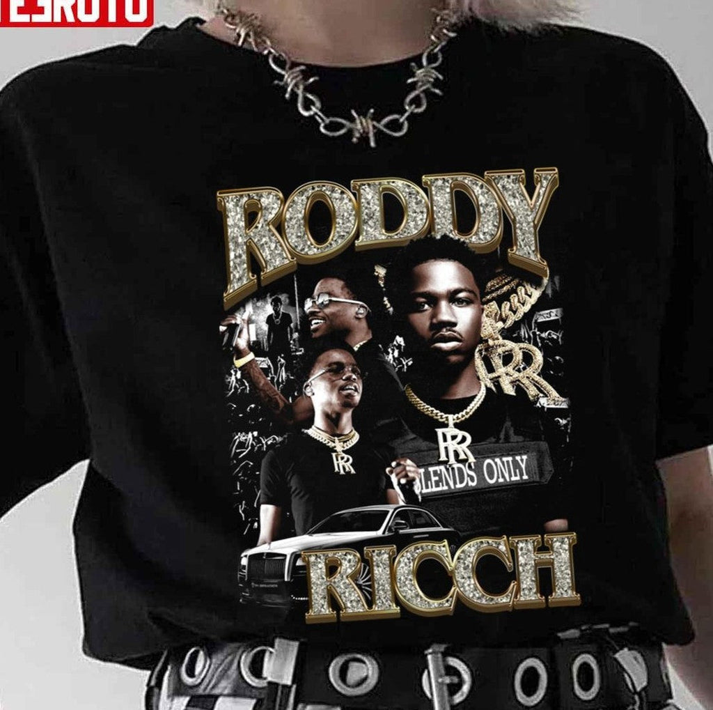 Roddy Ricch Funny 90s Design Unisex T-Shirt