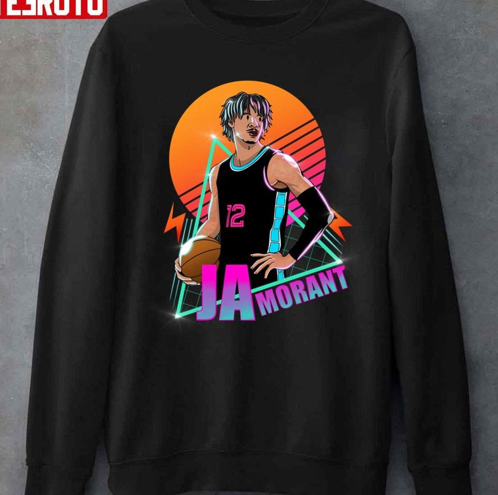 Sunset Retro Ja Morant Basketball Fanmade Unisex T-Shirt