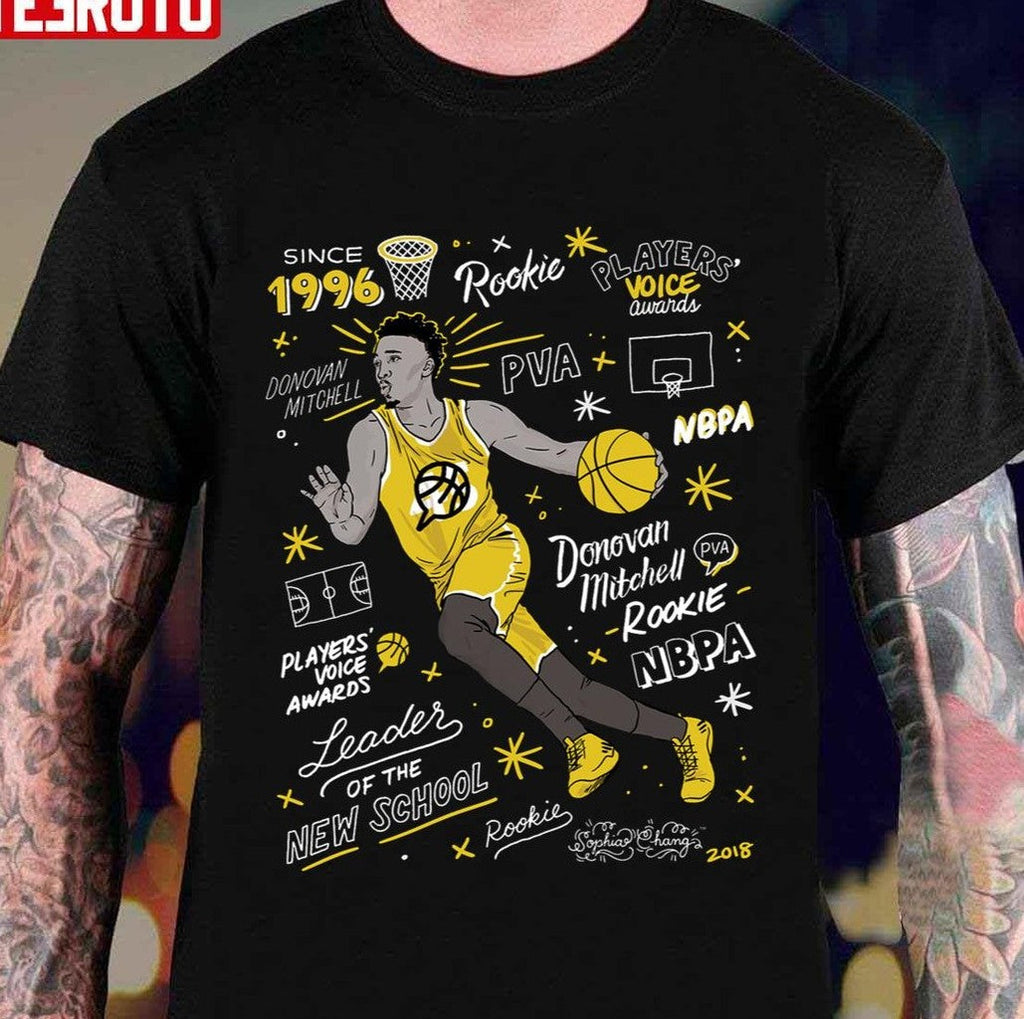 Award Donovan Mitchell The Nbpa Leader Of The New School Unisex T-Shirt