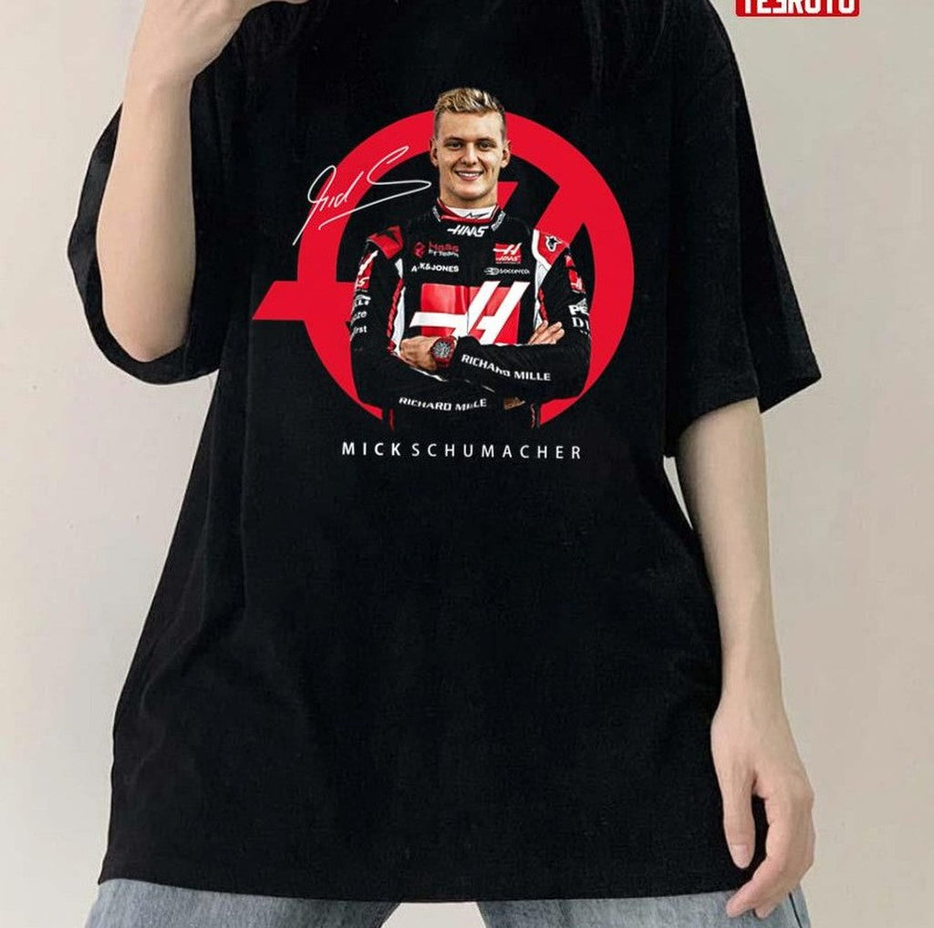 The Hass Team Signature Mick Schumacher F1 Unisex Sweatshirt