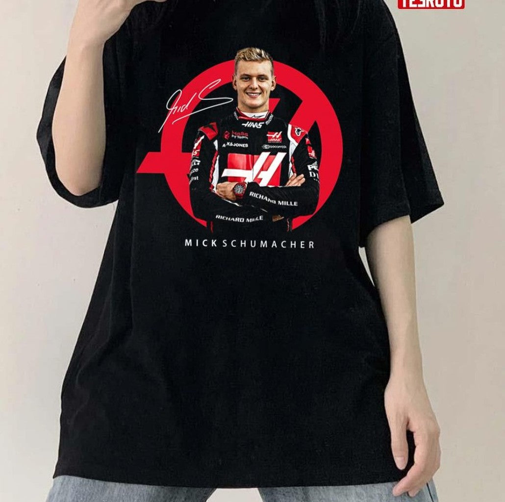 The Hass Team Signature Mick Schumacher F1 Unisex Sweatshirt