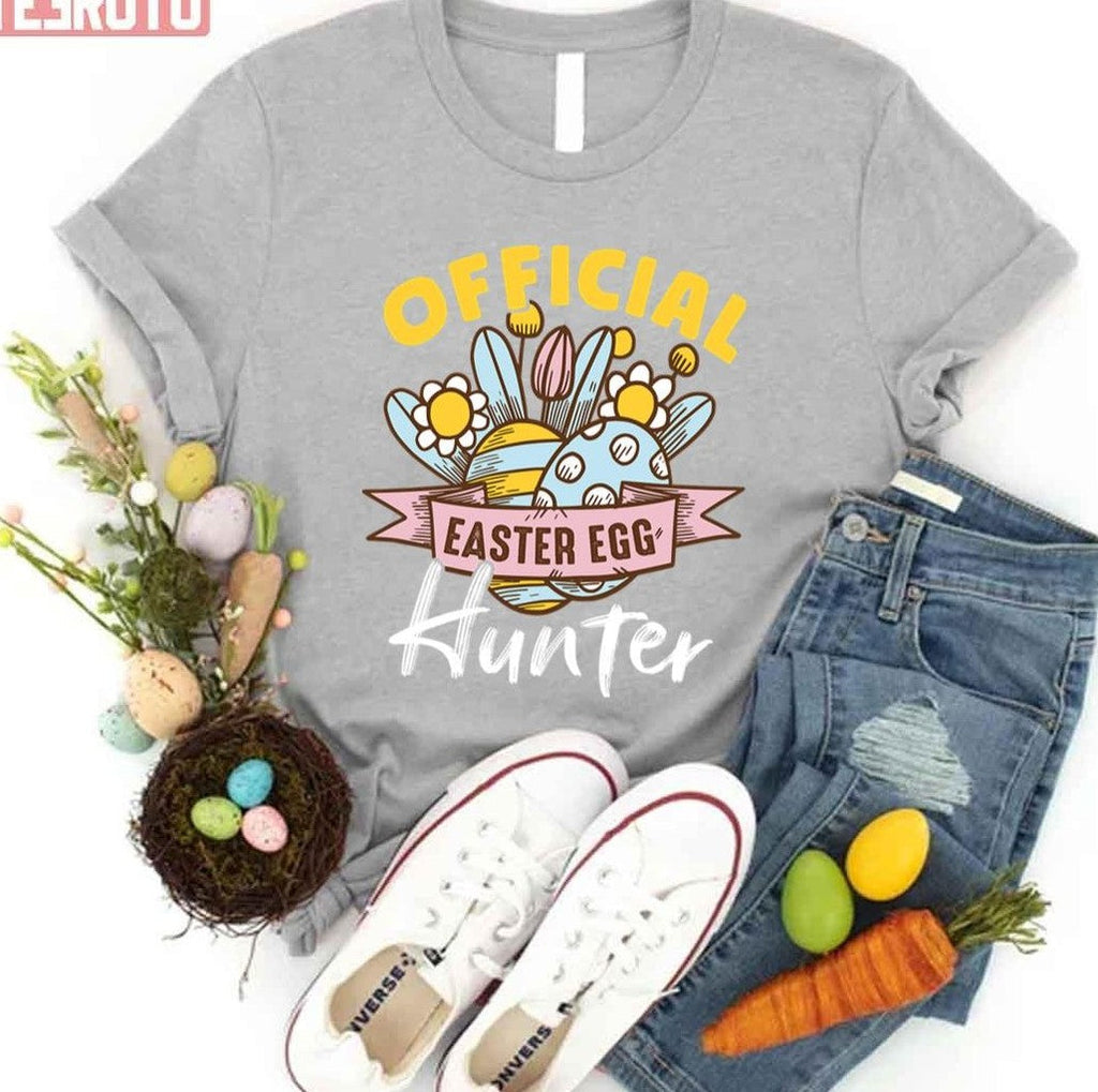 Official Easter Egg Hunter Retro Unisex T-shirt
