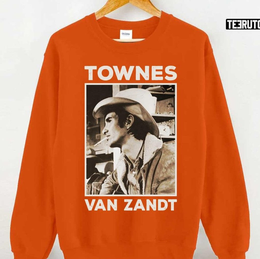 Retro Outlaw Townes Van Zandt Fan Art Unisex T-Shirt