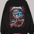 Showcase Of Creepy Illustrations Metal Music Band Unisex Sweatshirt