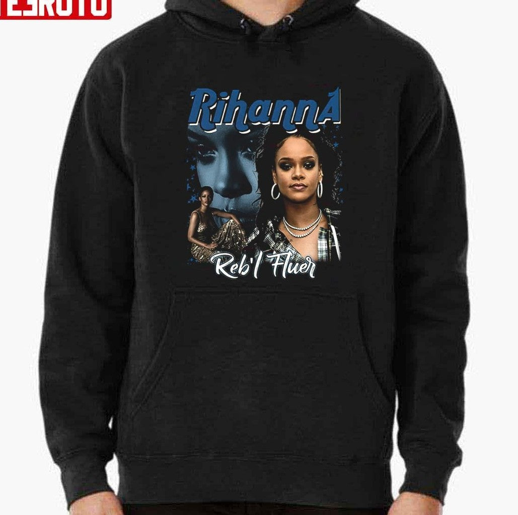 Rihanna Vintage 90s Hip Hop Rap Unisex T-Shirt