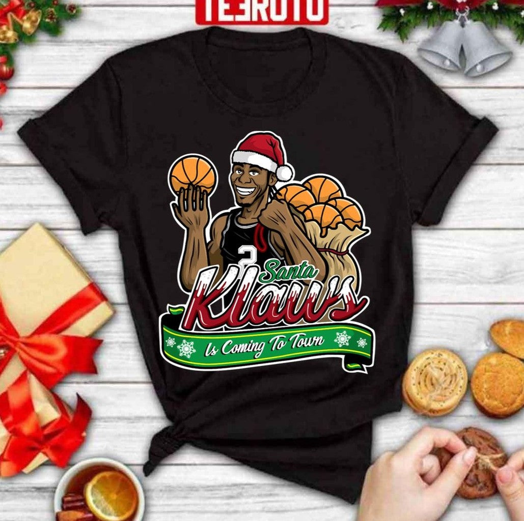 Santa Klaws Arrive En Ville Tim Duncan Christmas Unisex Sweatshirt