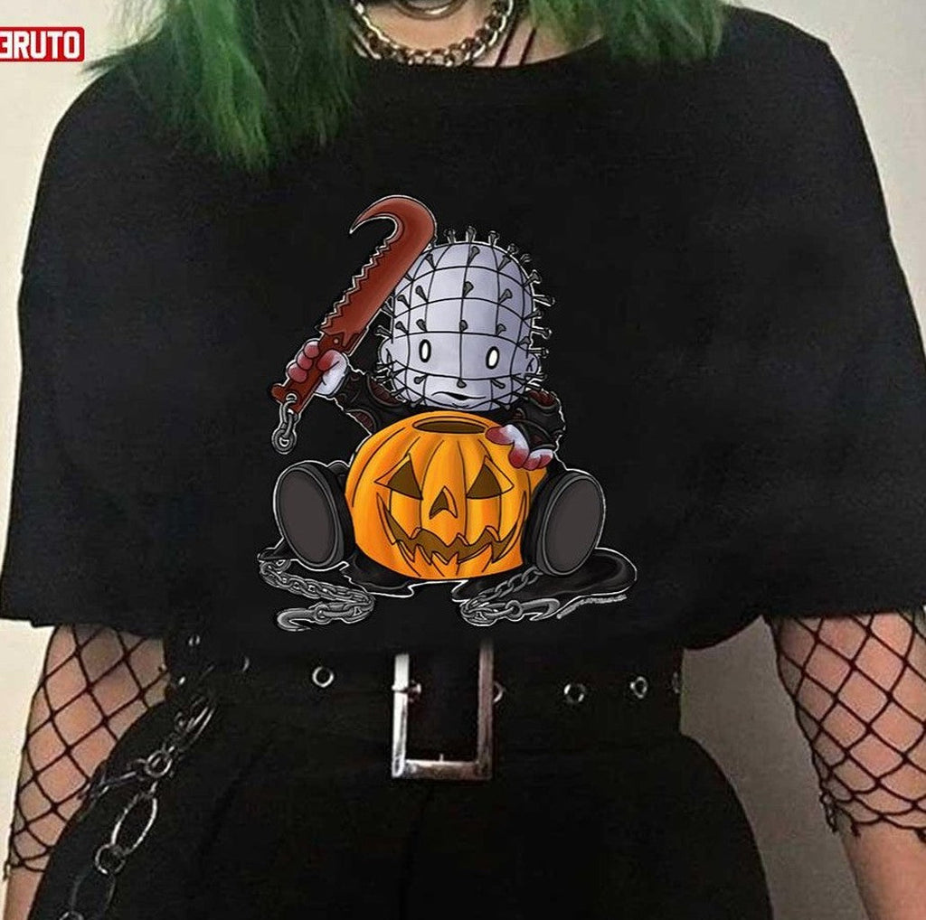 Pinhead Halloween Chibi Unisex T-Shirt