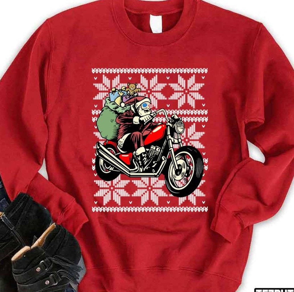 Biker Motorcycle Rider Style Unisex Sweatshirt