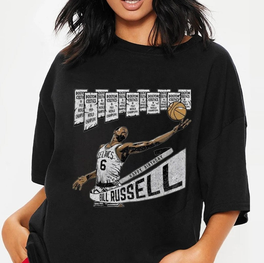Bill Russell Vintage 90s T-Shirt