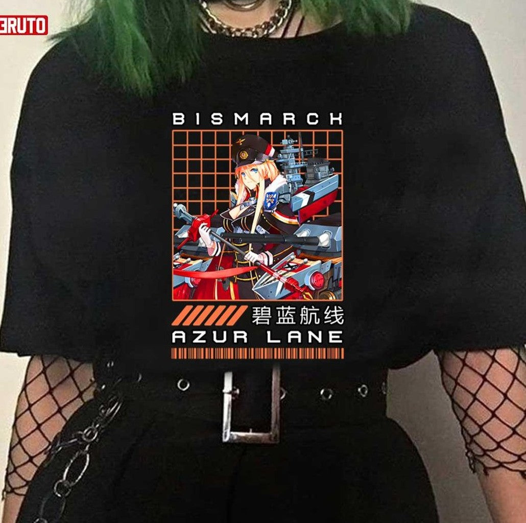 Bismarck Azur Lane Character Artwork Unisex T-shirt