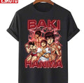Anime Vintage Style Baki Hanma Baki The Grappler Unisex T-Shirt