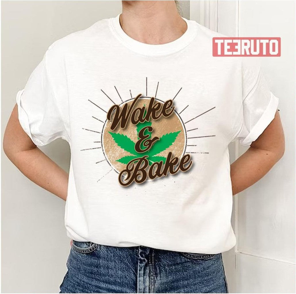 420 Vintage Wake &amp; Bake Unisex T-Shirt