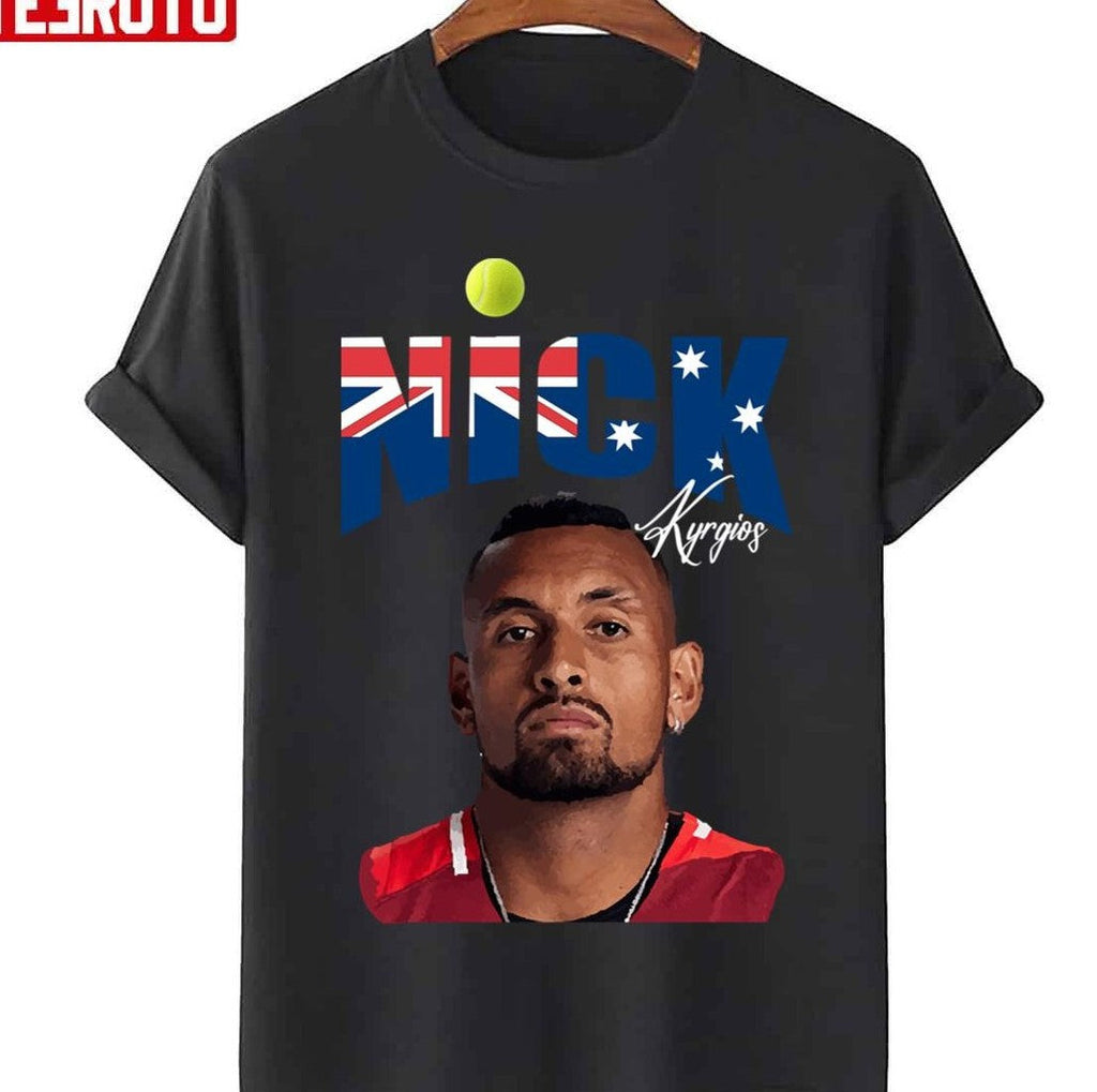 Signature Of Nick Kyrgios Tennis England Unisex Sweatshirt