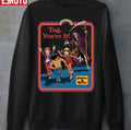 Tag You're It Halloween Art Unisex Sweatshirt
