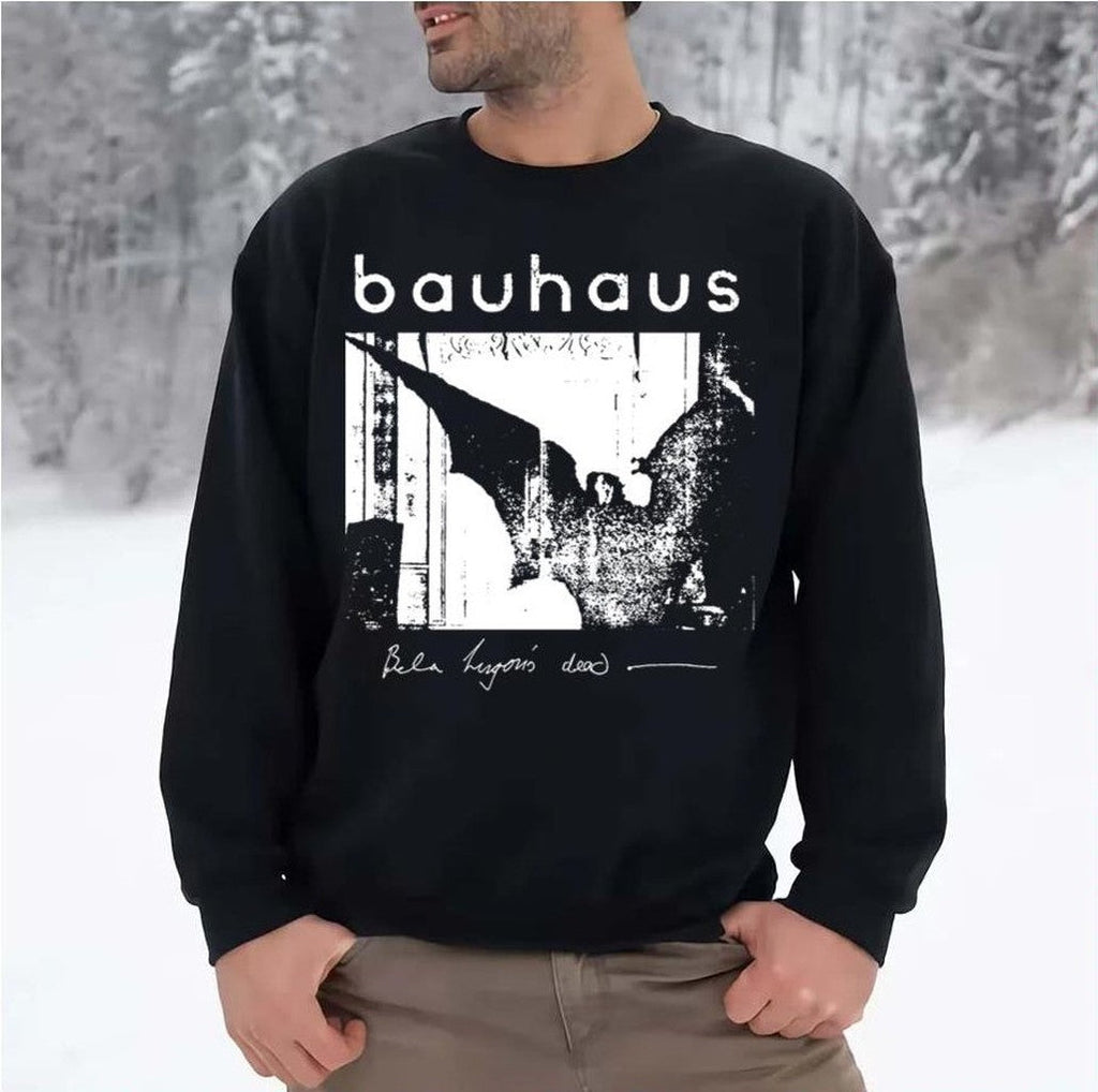 Bauhaus Bat Wings Bela Lugosi's Dead Unisex Sweatshirt -