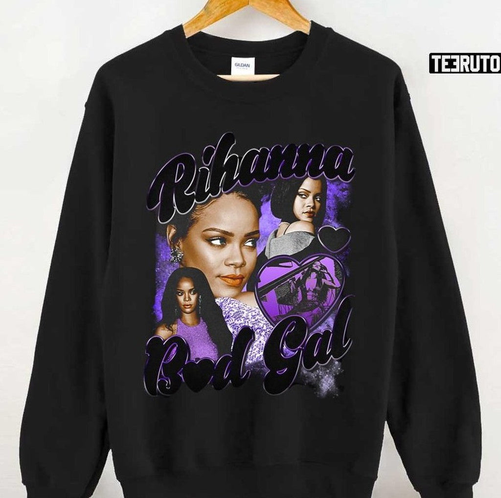 Rihanna Bad Gal Retro Graphic Unisex T-shirt