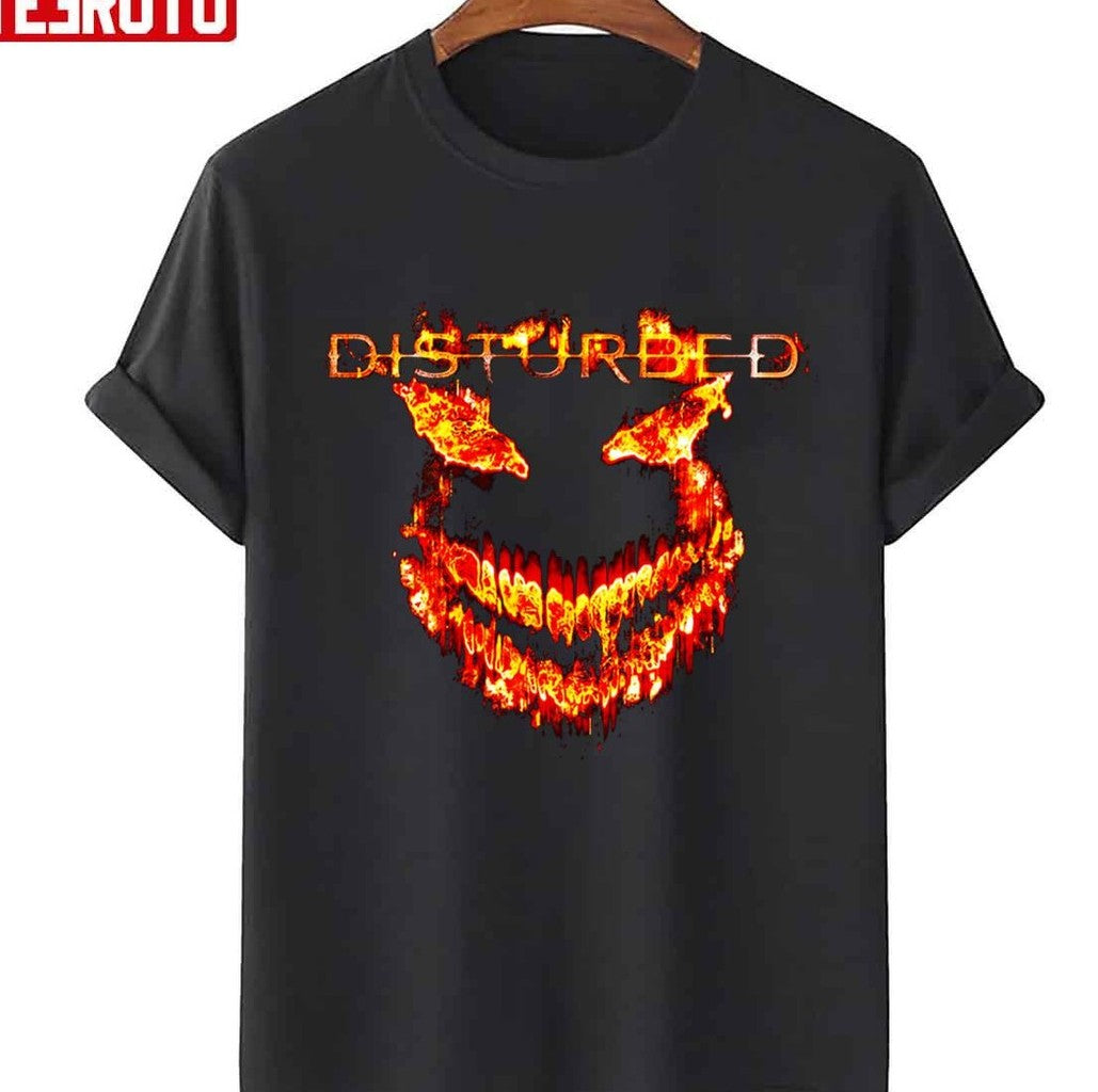 Scary Fire Face Disturbed Rock Band Unisex Sweatshirt
