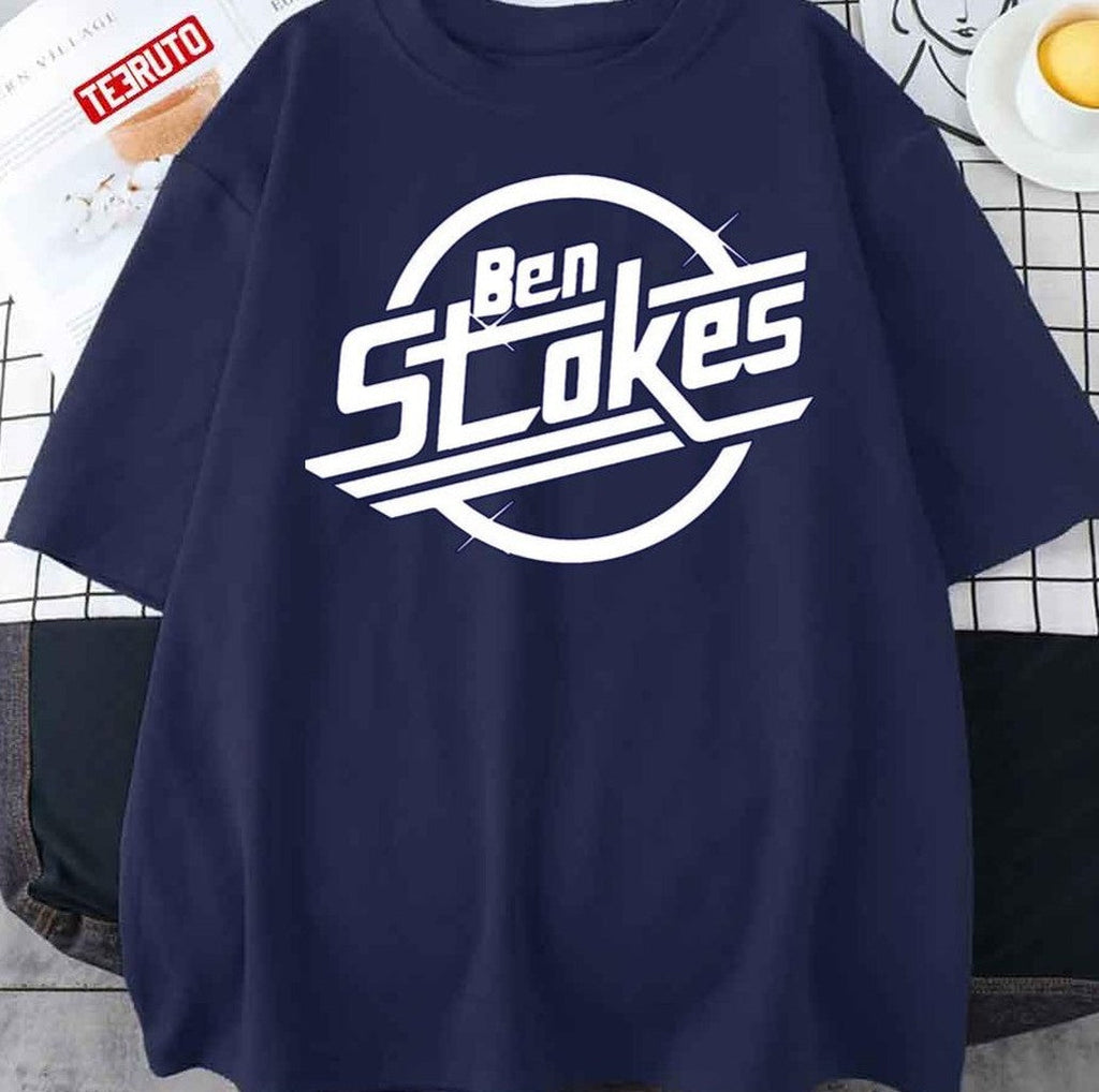 Ben Strokes White Logo Cricket Unisex T-Shirt