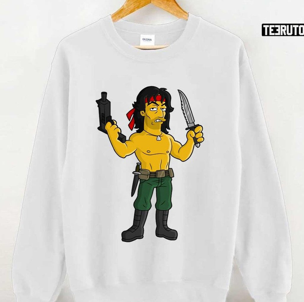 Sylvester Stallone Simpson Unisex Hoodie