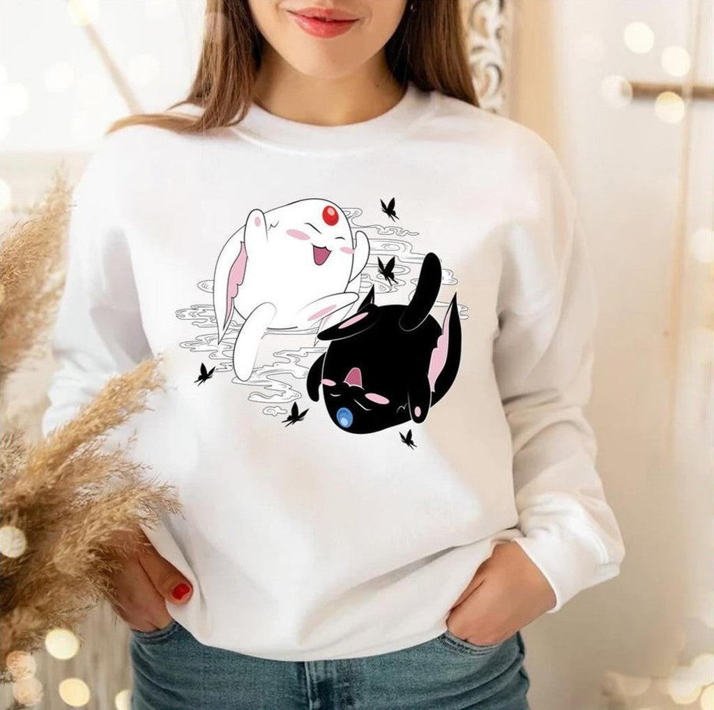 Mokona Madoki Yin Yang Xxxholic Clamp Unisex Sweatshirt