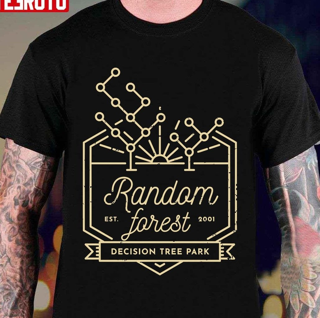 Random Forest Yellow Lines Unisex T-Shirt