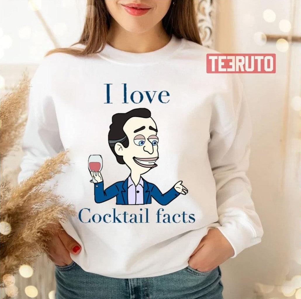 Big Mouth Cocktail Facts Unisex T-Shirt