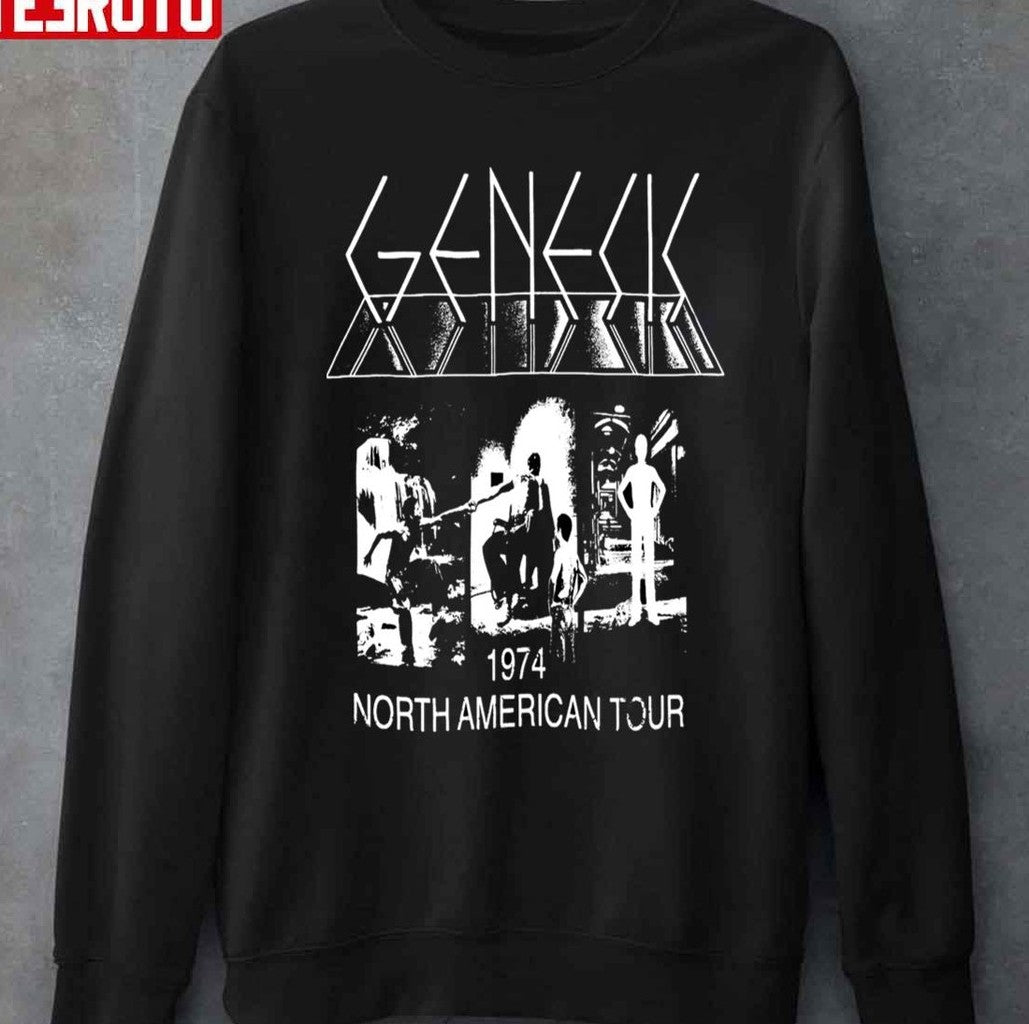North American Tour 1974 Genesis Band Last Domino Unisex T-Shirt