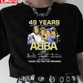 49 Years ABBA Signatures Thanks You For The Memories Unisex T-Shirt