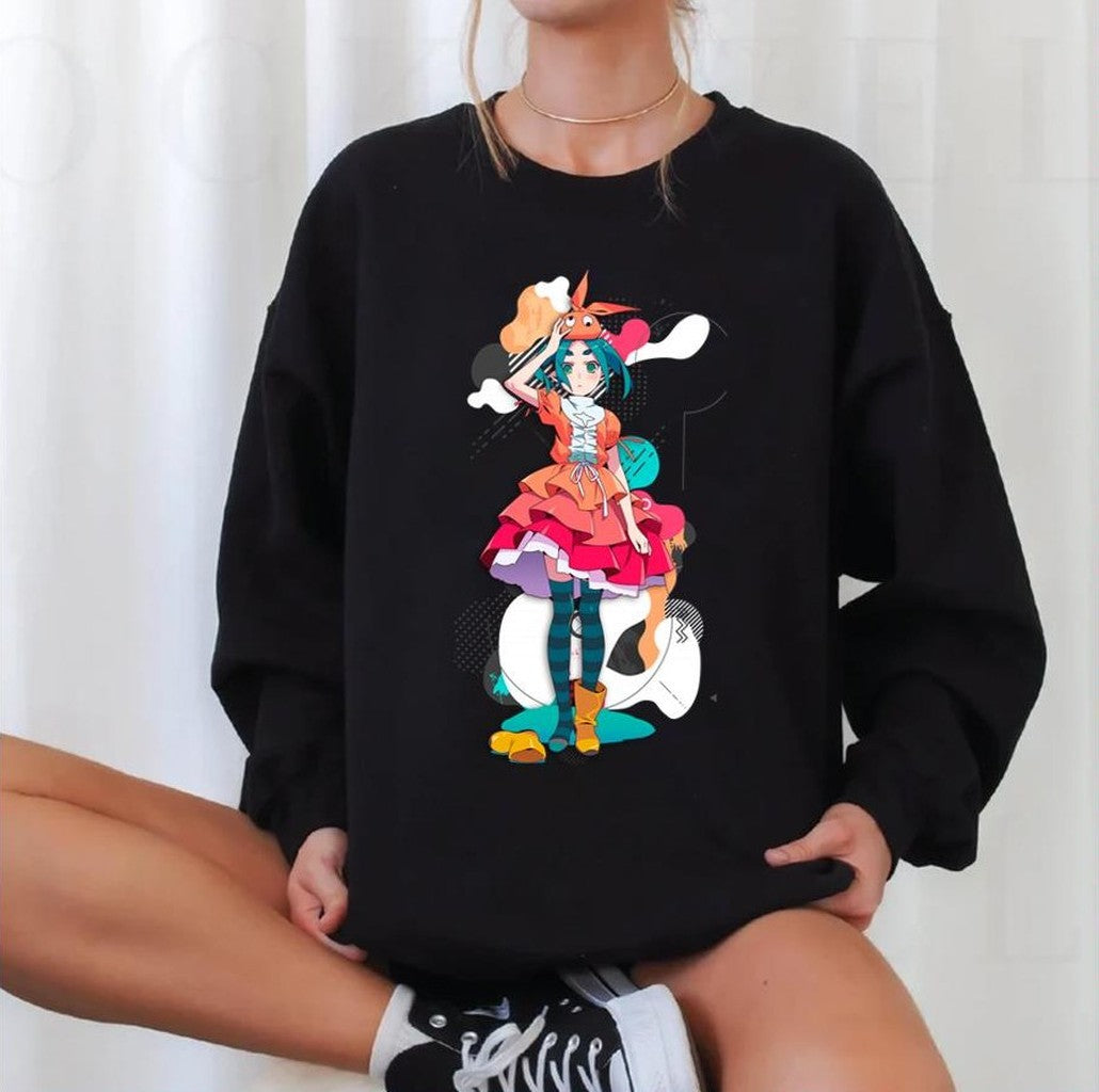 Monogatari Ononoki Elfen Lied Unisex Sweatshirt