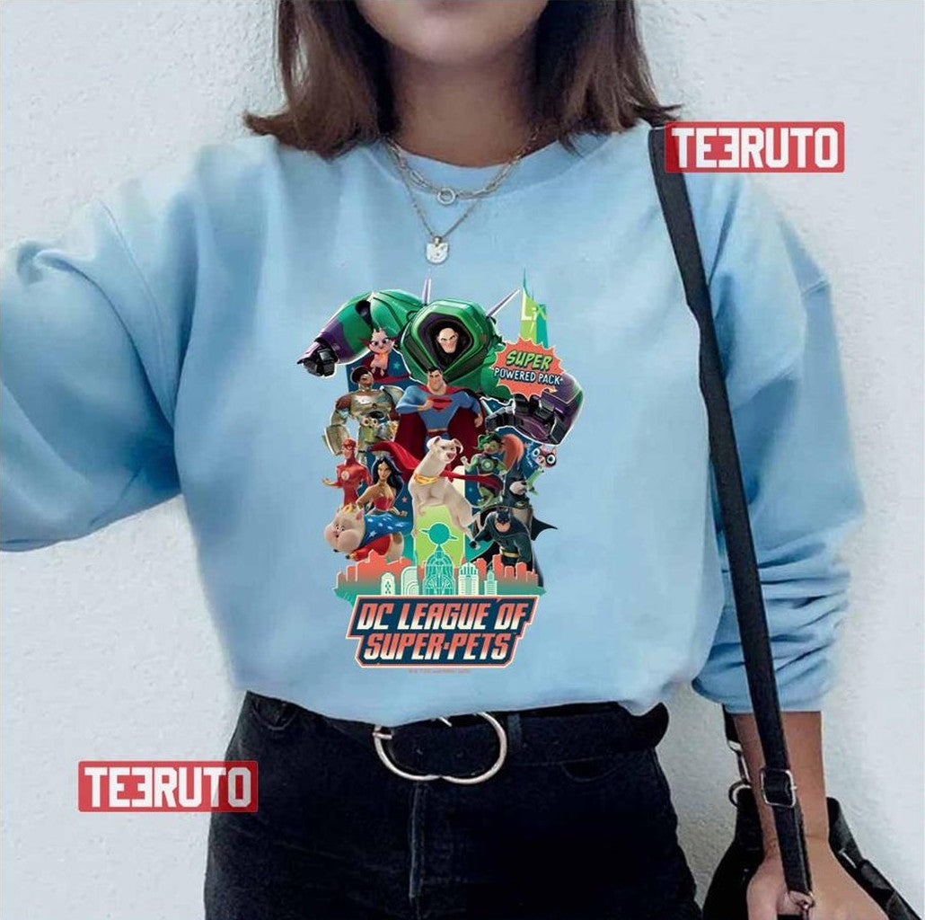 Battle For Metropolis Dc League Of Super Pets Unisex T-Shirt