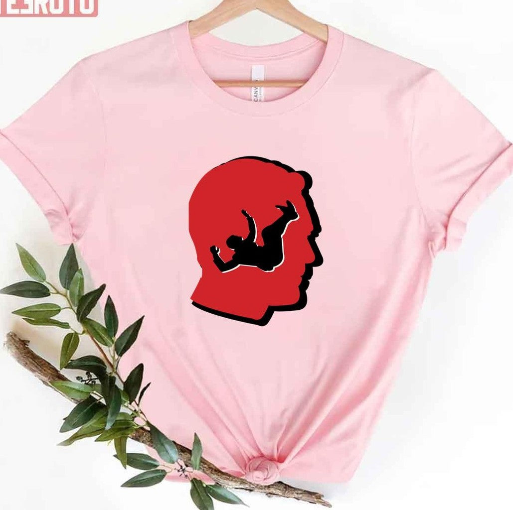 Silhouette Art Falling Mad Men Tv Show Unisex T-Shirt