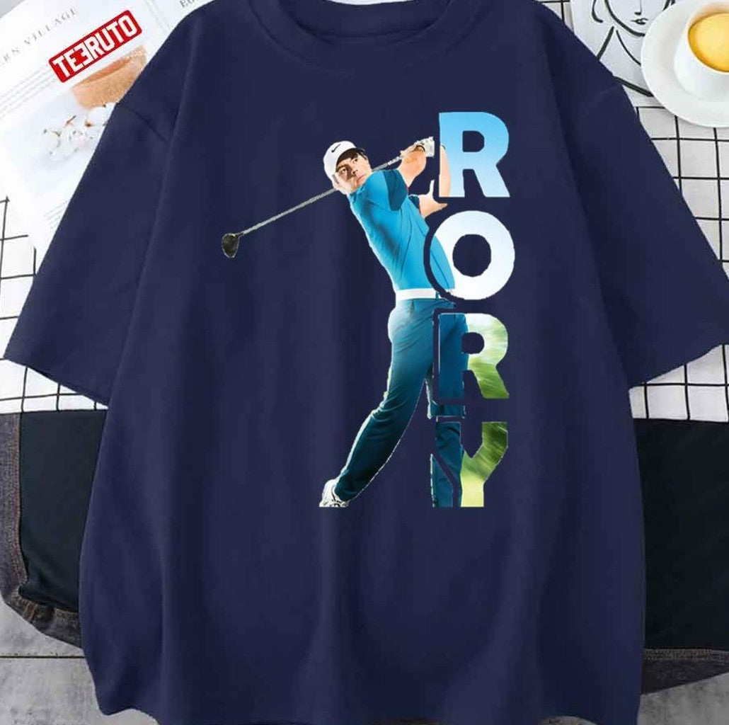 Rory Mcilroy Hitting The Golf Unisex T-Shirt