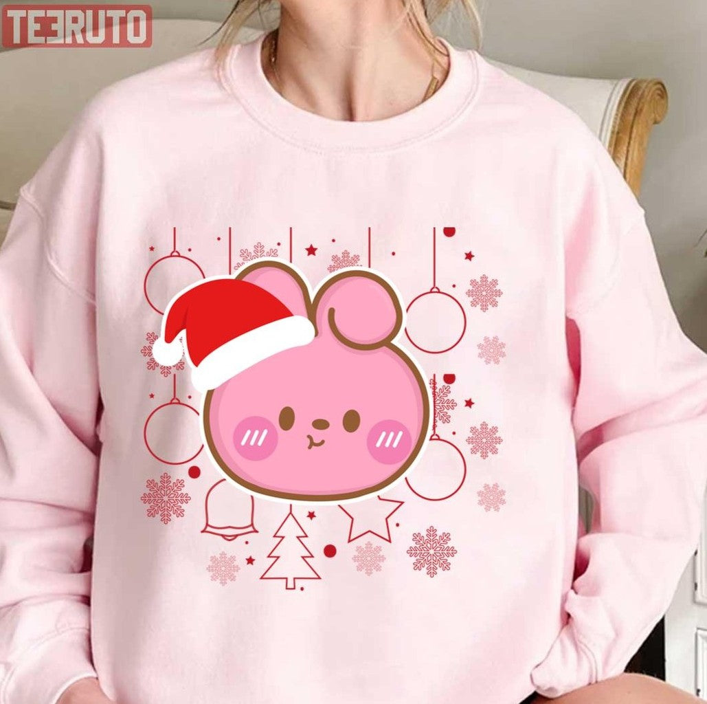 Santa Cooky Jungkook Lovers Bt21 Bts Merry Christmas Unisex Sweatshirt