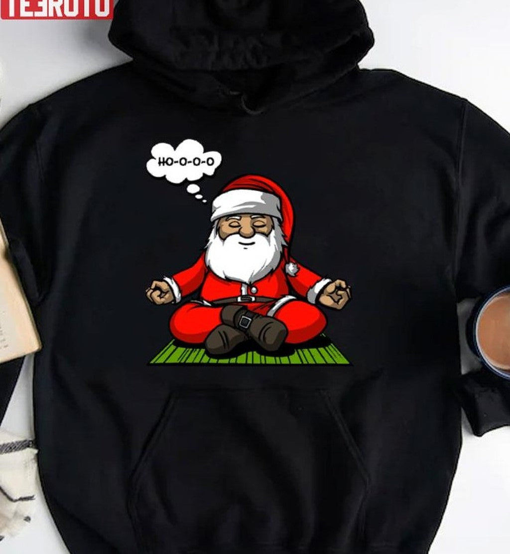 Santa Christmas Meditation Unisex Sweatshirt