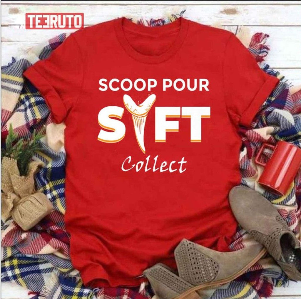 Scoop Pour Sift Col Jurassic World Unisex T-Shirt