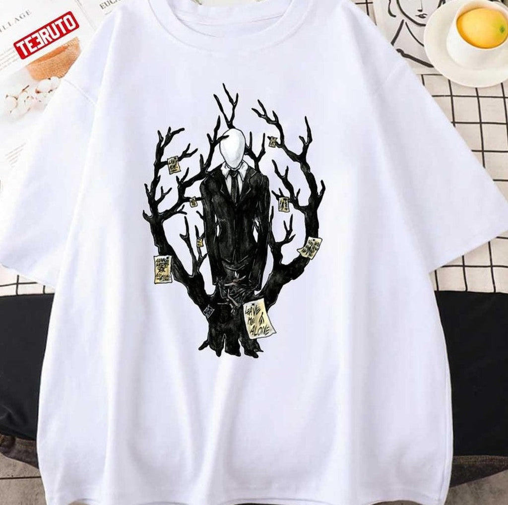 Slenderman Iii Fitted Halloween Unisex T-Shirt