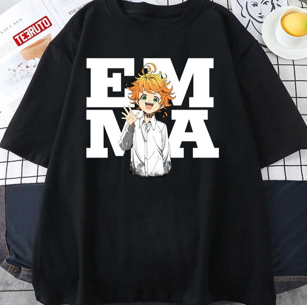 Say Hi Emma The Promised Neverland Single Unisex T-shirt
