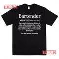 Bartender Definition Mixologist Unisex T-Shirt