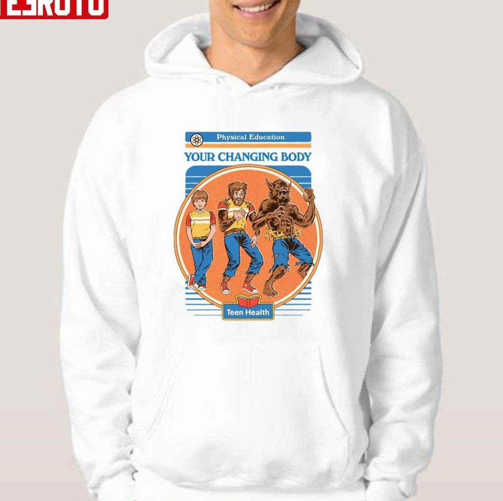 Pe Your Changing Body Wolf Boy Unisex T-Shirt