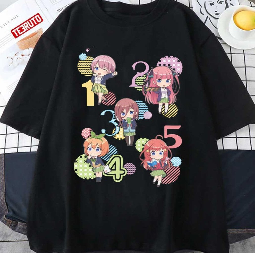 The Five The Quint Quintuplets Art Unisex T-Shirt