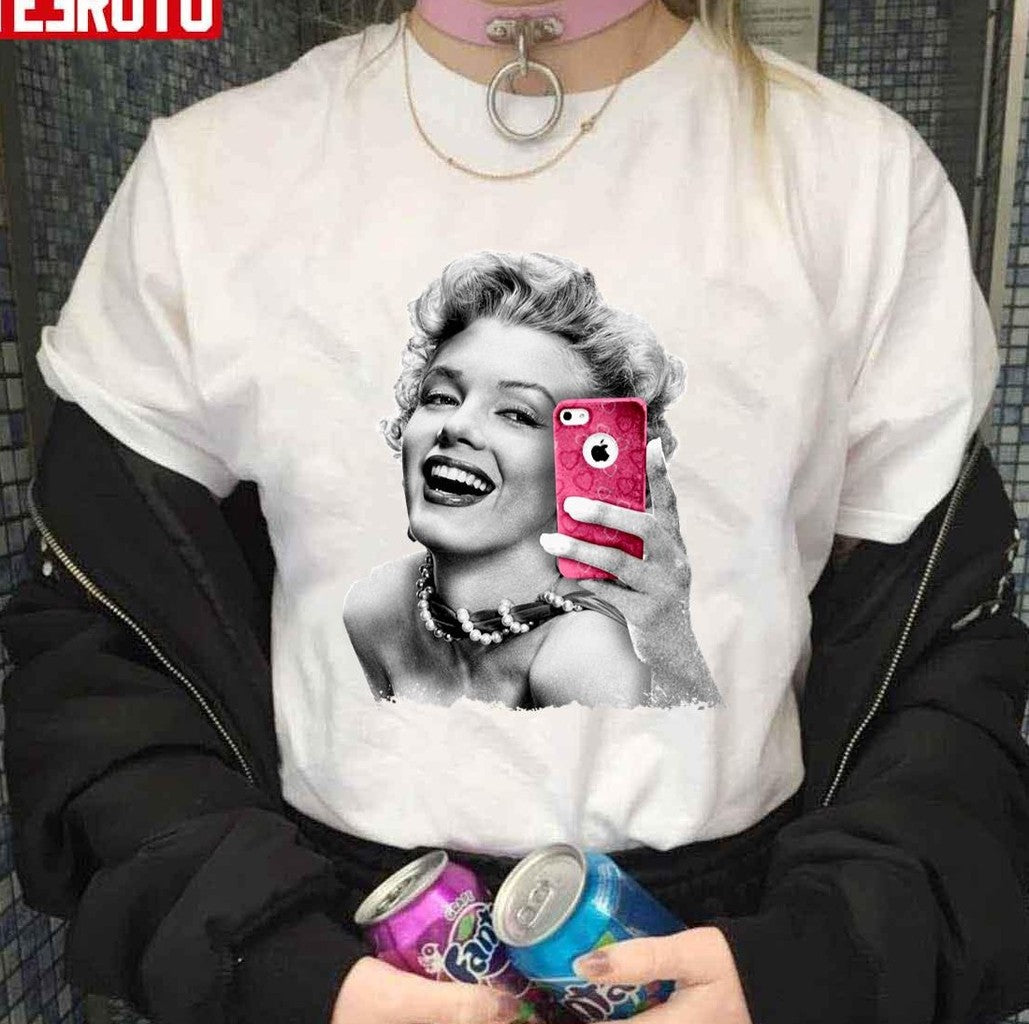 Selfie Marilyn Meme Unisex T-shirt