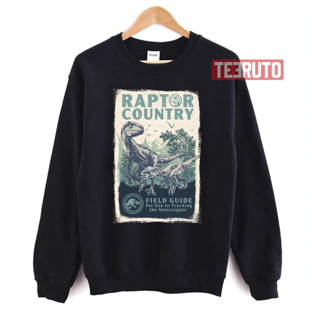 Raptor Country Field Guide Jurassic World Unisex T-Shirt
