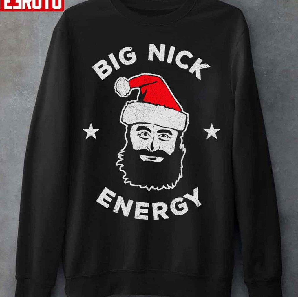 Big Nick Energy Christmas Unisex T-Shirt