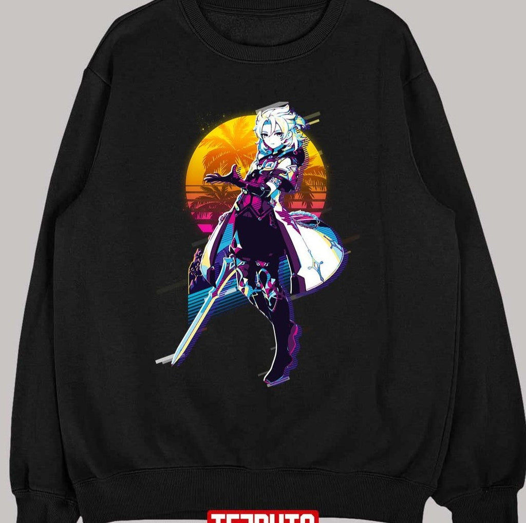 80s Retro Albedo Genshin Impact Unisex T-shirt
