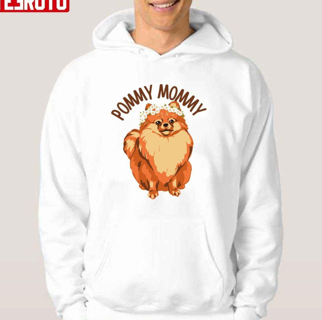 Pommy Mommy Funny Pomeranian Dog Unisex T-Shirt