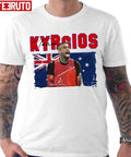 Tennis England Flag Art Nick Kyrgios Unisex T-Shirt