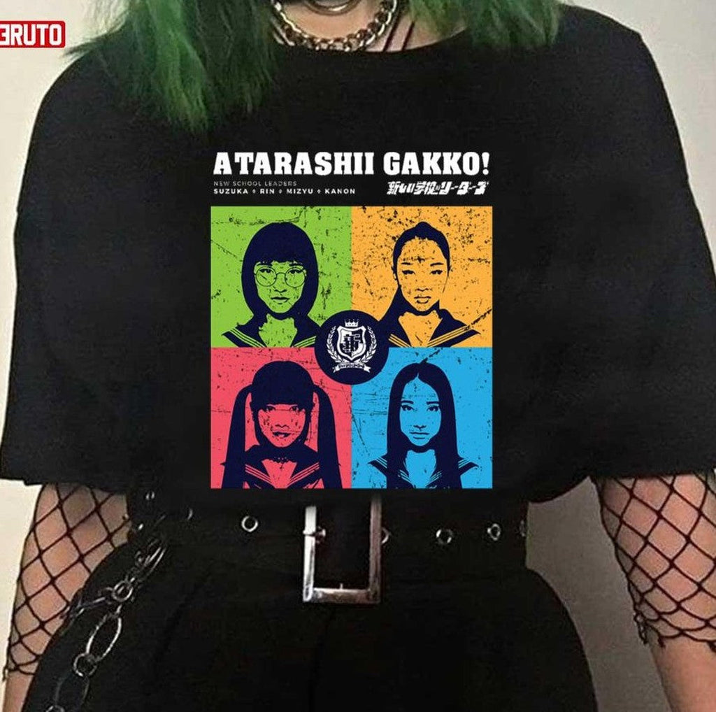 Portraits Grunged Atarashii Gakko No Leaders Light Ver Unisex T-shirt
