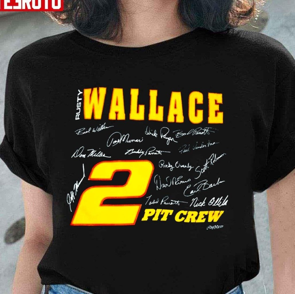Pit Crew Car Racing Rusty Wallace Unisex Sweatshirt